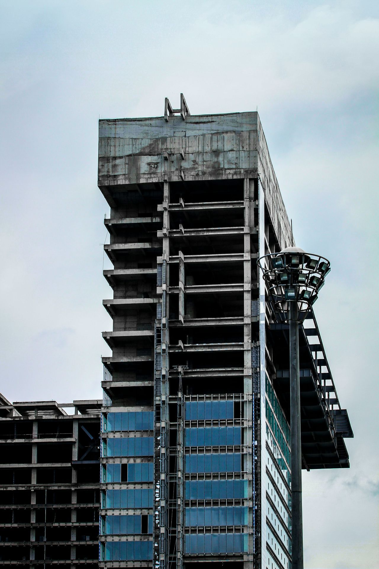 a tall building with a tower